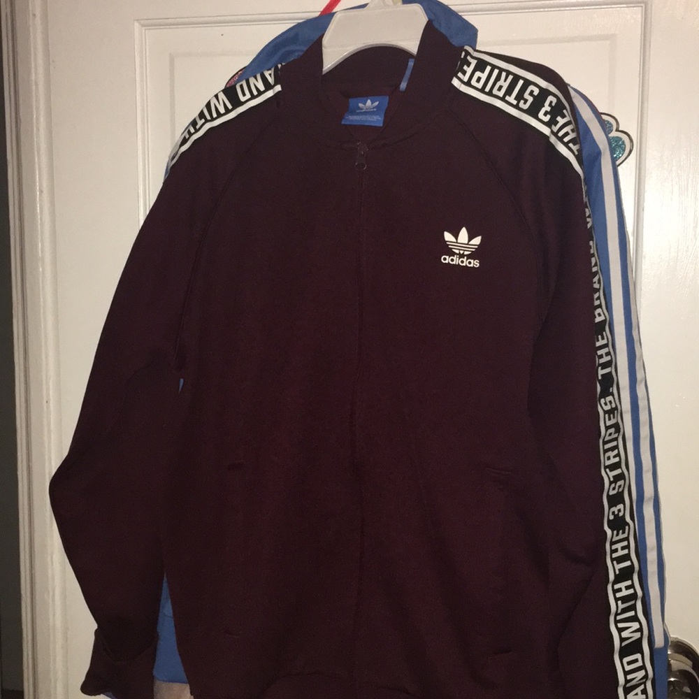 Adidas maroon sweater